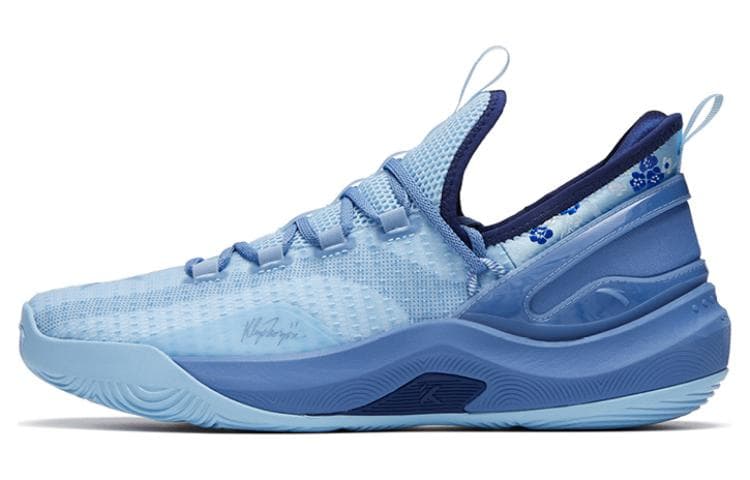 Anta KT Fly Anti-Slip Wear-Resistant Low-Top Basketball Shoes Blue