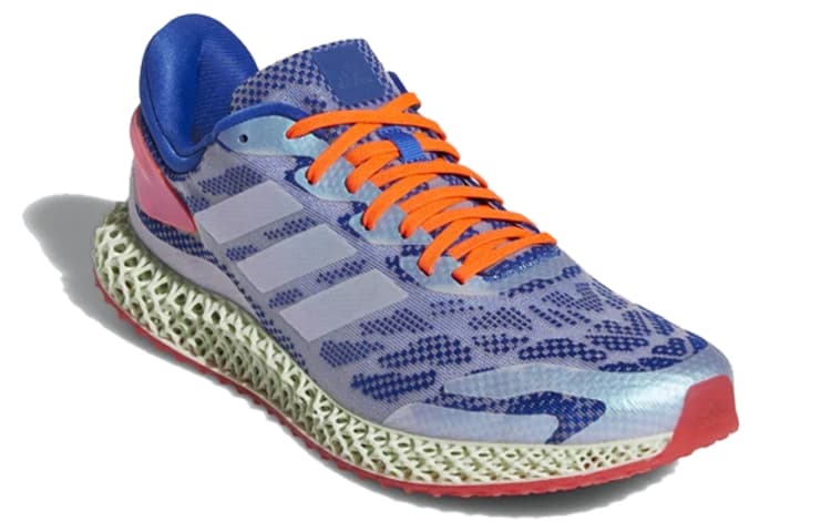Adidas 4D Run 1.0 Glory Blue Solar Red 5
