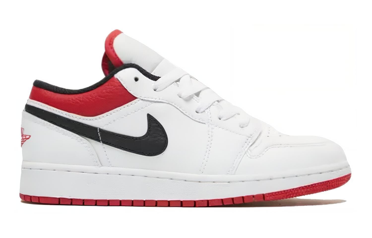 Jordan Kids Air Jordan 1 Low "White/Gym Red" Sneakers 3