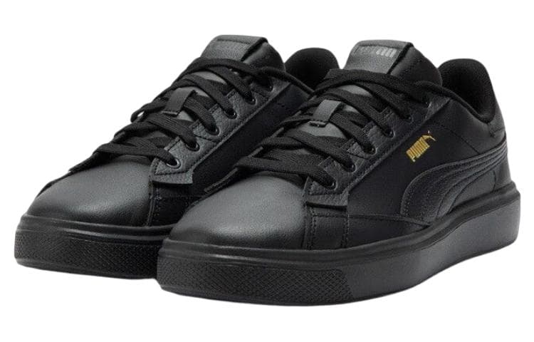 PUMA Lajla Leather 'Black' Women's 5