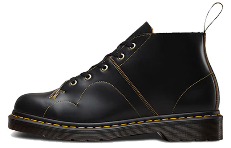 Dr.Martens Church Retro 5 Martin Boots Couple Style Black 2