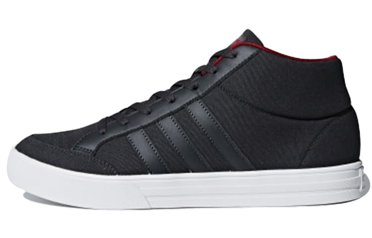 Adidas Neo Vs Set Mid Top Skateboard Shoes Men's Carbon Black 2
