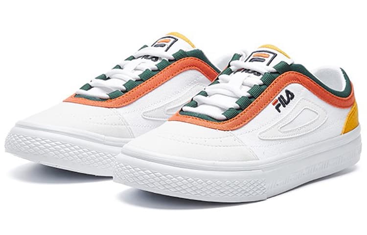 FILA Light Sneakers Gs White/Yellow/Orange Women's 4