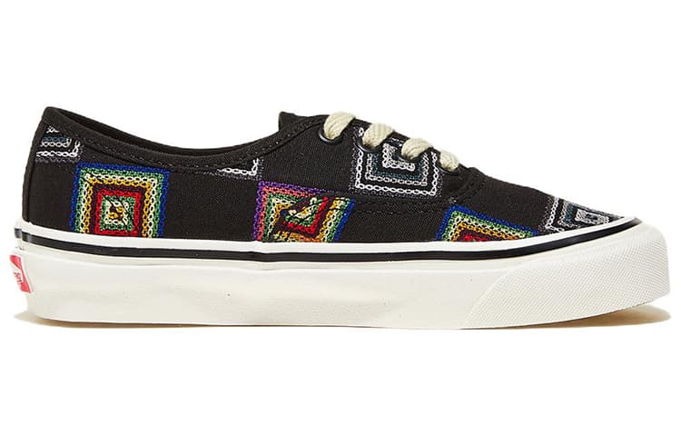 Vans Authentic 44 Low Top Skateboarding Shoes Unisex Black 4