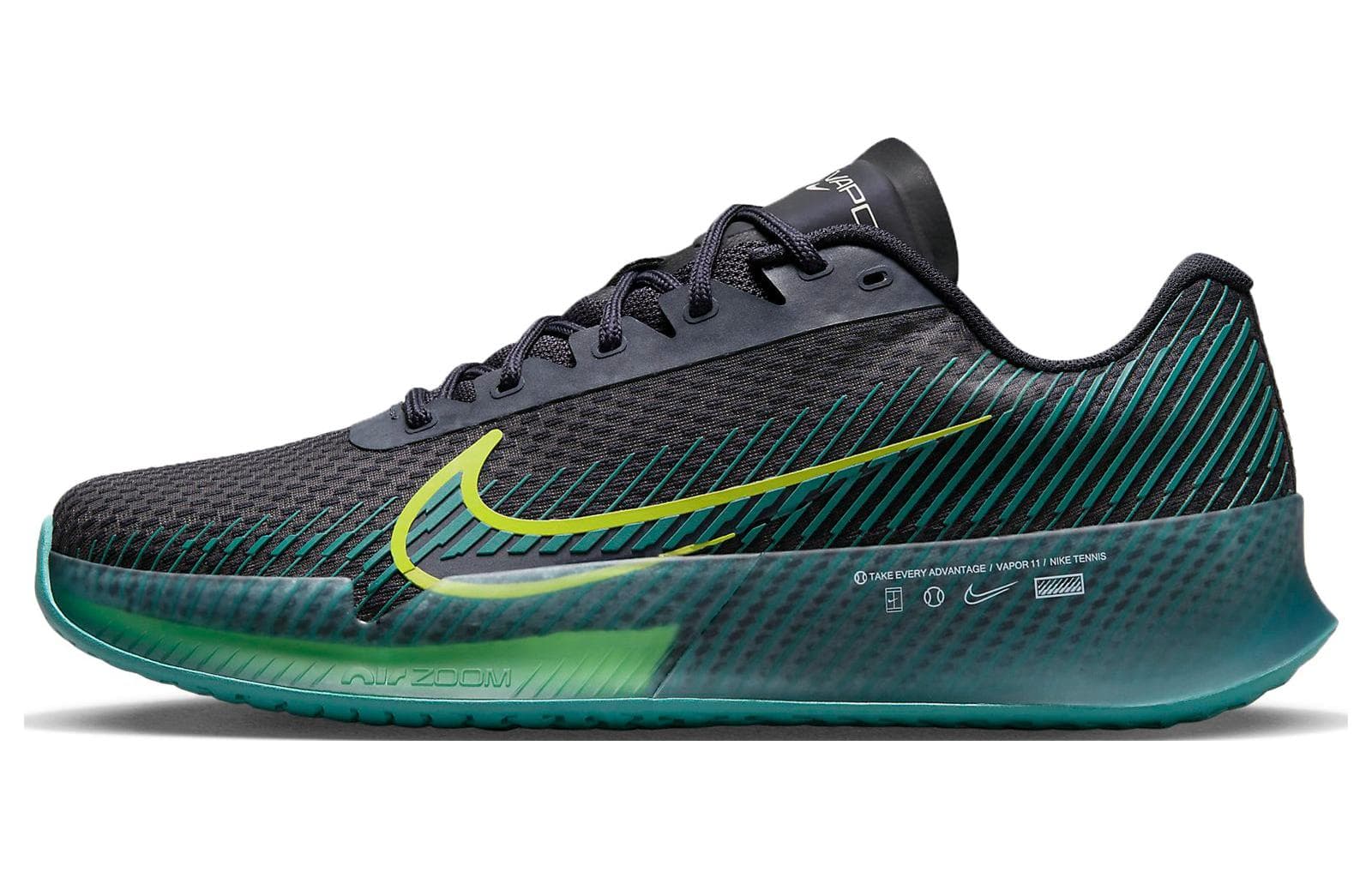 Nike Zoom Vapor 11 Hc 'Black Bright Cactus' 2