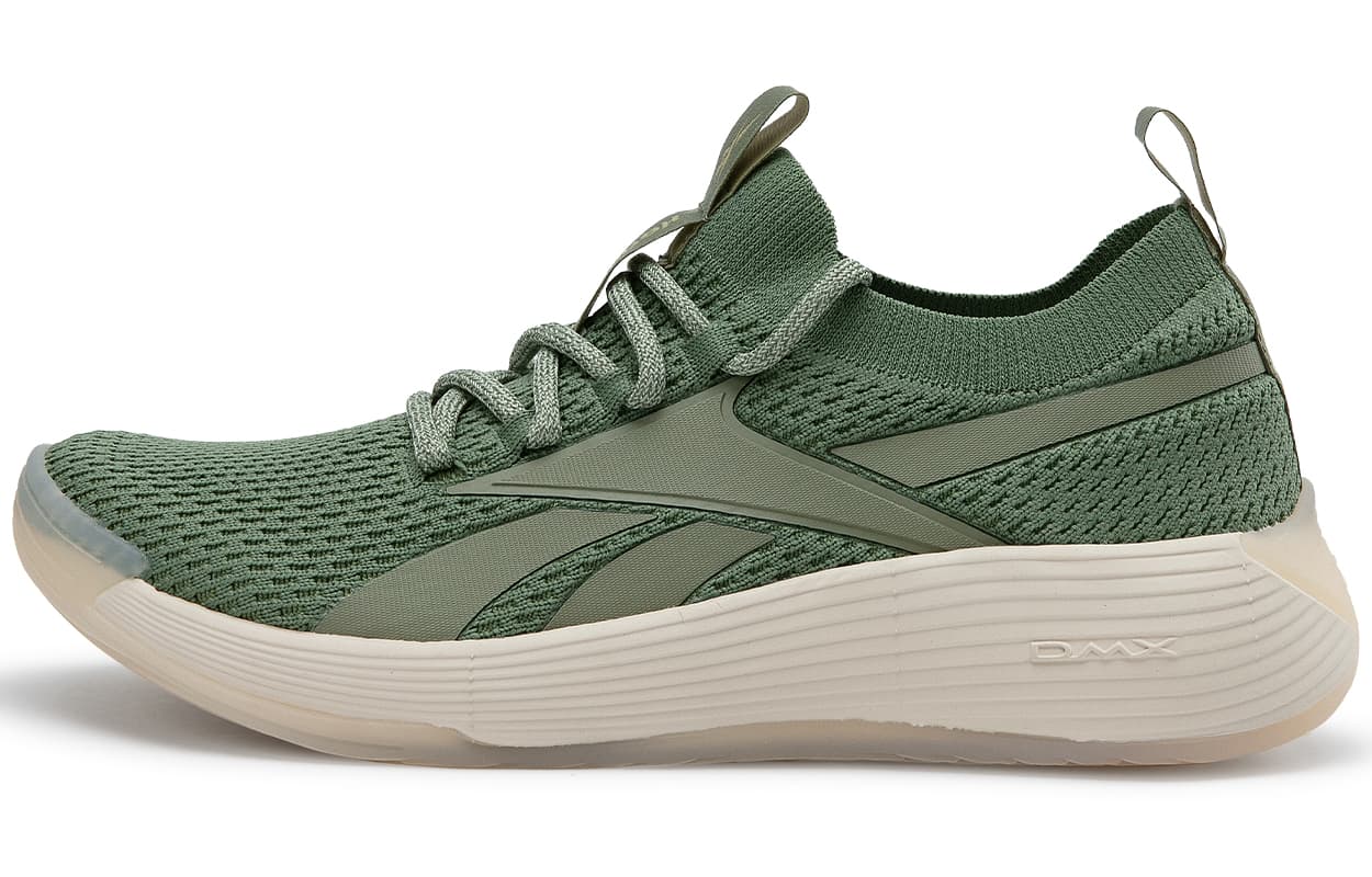 Reebok Wear-Resistant Breathable Slip-Resistant Low-Top Running Shoes Unisex Green