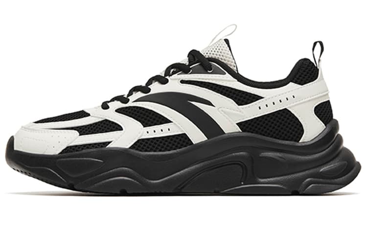 Anta Life Collection Low-Top Casual Shoes Women's Black White