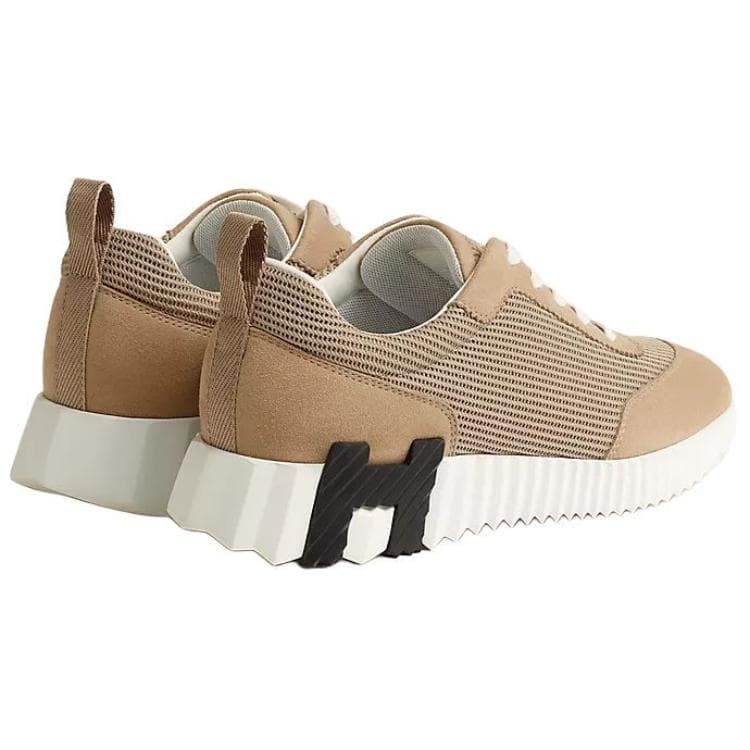 HERMES Bouncing Casual Shoes Women's Low-Top Brown 3