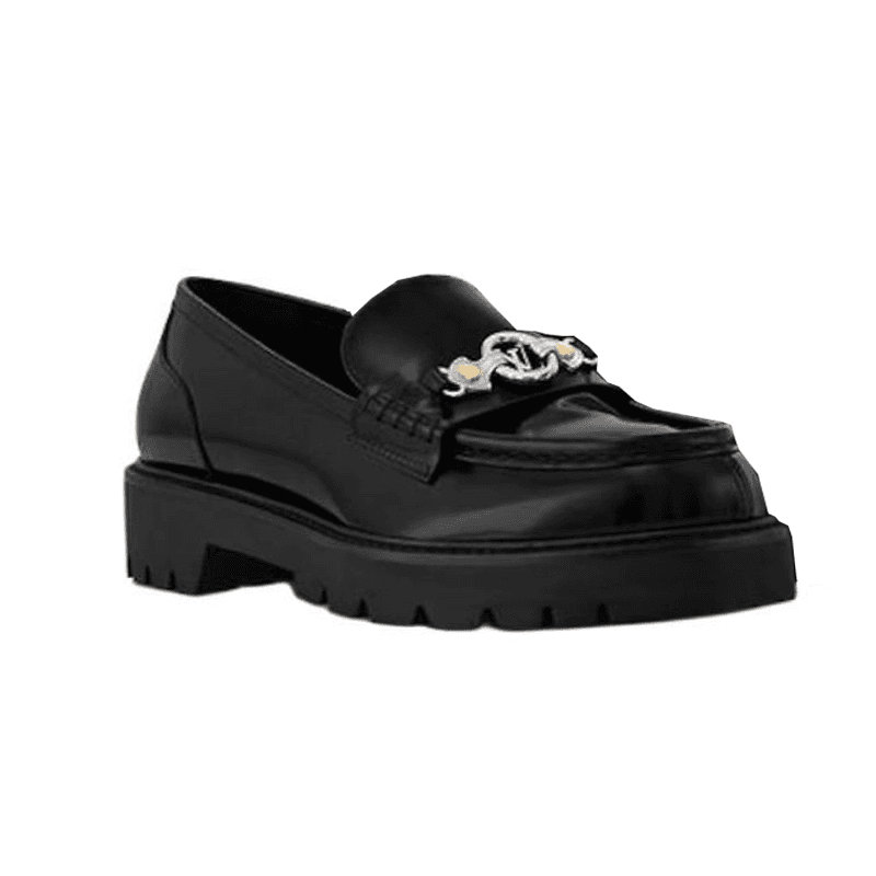 LOUIS VUITTON District Loafers 5cm Women's Black 3