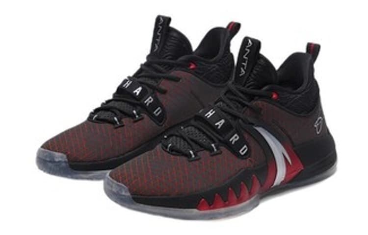ANTA GH2 Basketball Shoes Men Mid-Top Red/Black 6