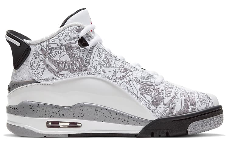 Jordan Dub Zero White Cement 2020 GS 4
