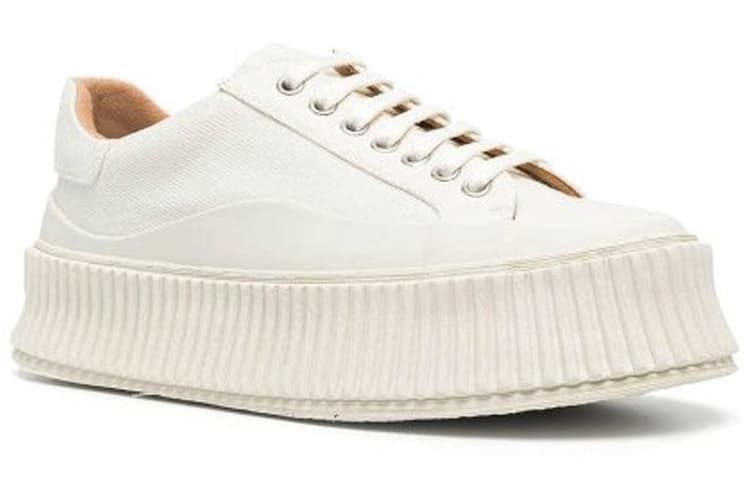 JIL SANDER Canvas Low-top Sneakers 4