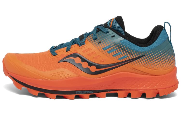 Saucony PEREGRINE 10 Running Shoes Men Low-Top Orange Blue 2