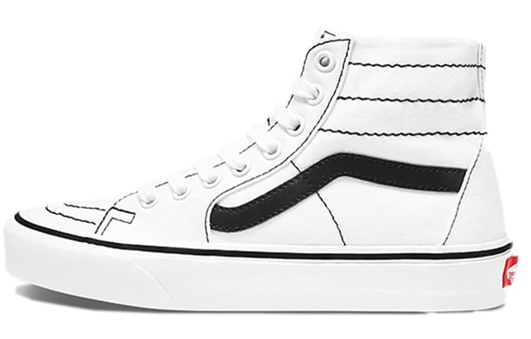 Vans SK8 HI Tapered White Unisex 2