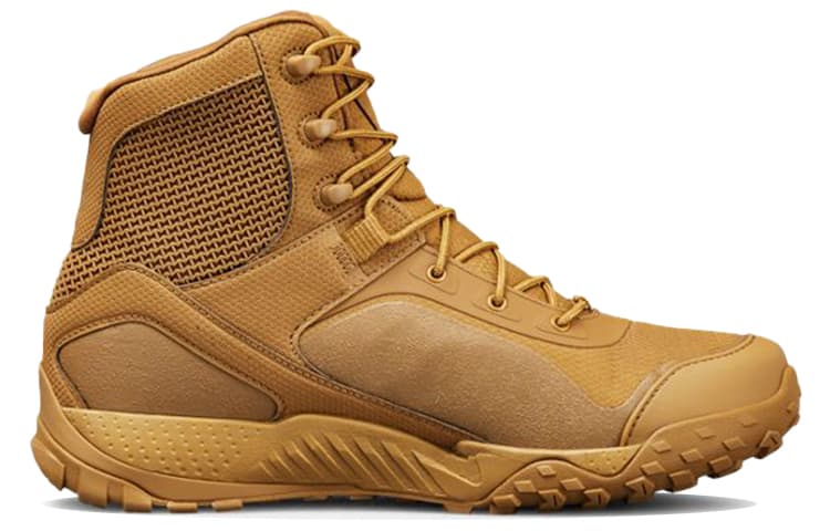 Under Armour Valsetz RTS 1.5 Tactical Fabric Synthetic Leather Comfort Versatile Slip-Resistant Wear-Resistant Cushioned Supportive High-Top Training Shoes Men's Brown 4