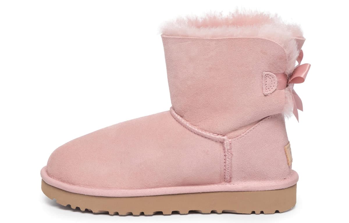 UGG Mini Baley Bow Ii Snow Boots Pink Women's 5