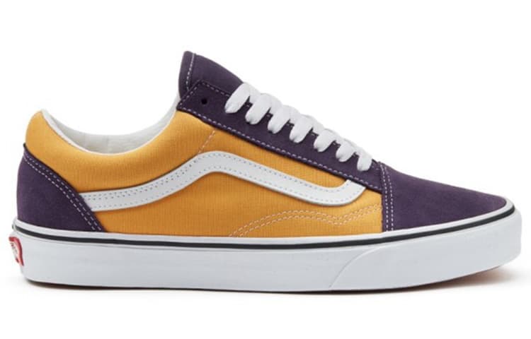 Old Skool Vans '2 Tone Honey Gold Purple' 4