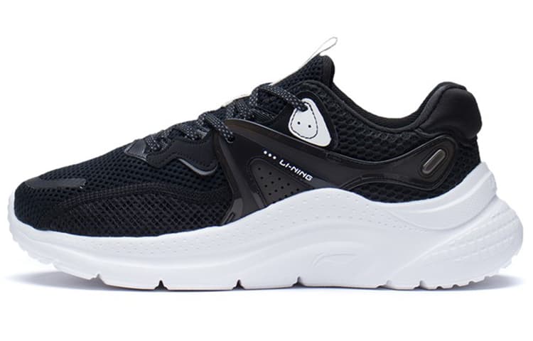 LINING Liuyun Casual Shoes Women's Low-Top Black White