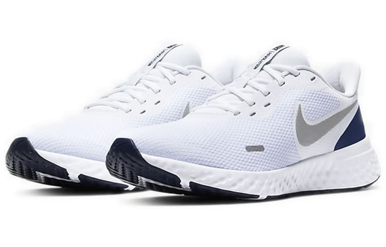 Nike Revolution 5 White Midnight Navy 4