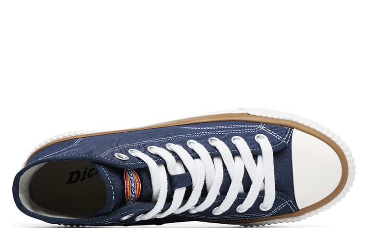 Dickies Canvas Shoes Unisex High-Top Blue 5