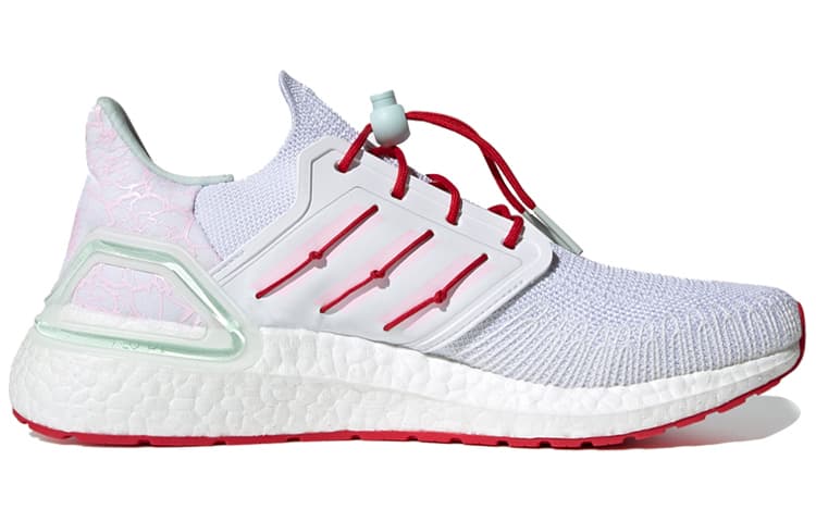 Adidas UltraBoost 20 'White Scarlet' 4
