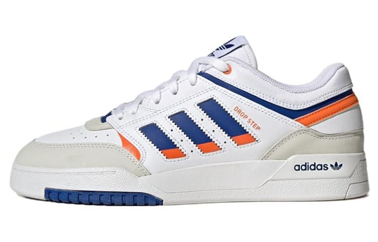 Adidas Originals Drop Step Low 'White Blue Orange' 2