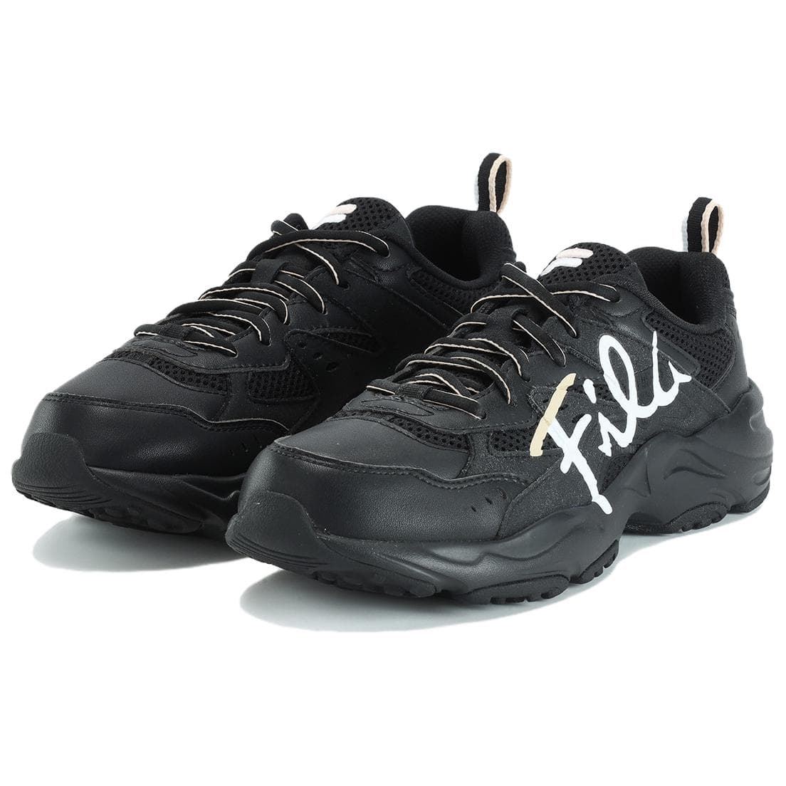 FILA Heritage-FHT Cushioned Wear-Resistant Breathable Low-Top Casual Shoes Women's Black 6