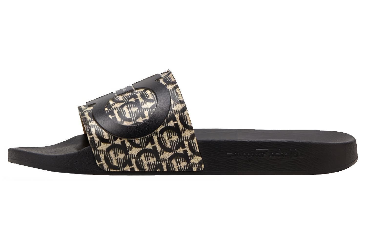 FERRAGAMO Gancini Logo-print Slides 2