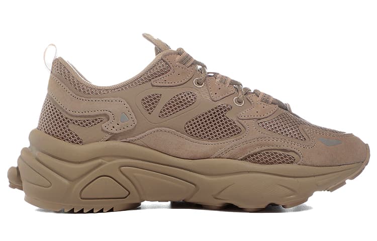 FILA Cushioned Slip-Resistant Abrasion-Resistant Low-Top Casual Shoes Unisex Dark Coffee Korean Style 4