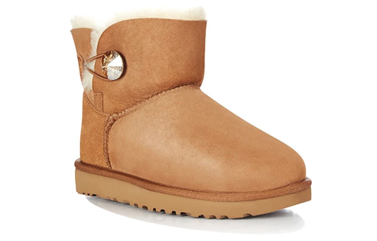 UGG Mini Bailey Button Bling Women's 5