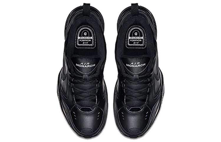 Nike Air Monarch 4 "Triple Black" Sneakers 5