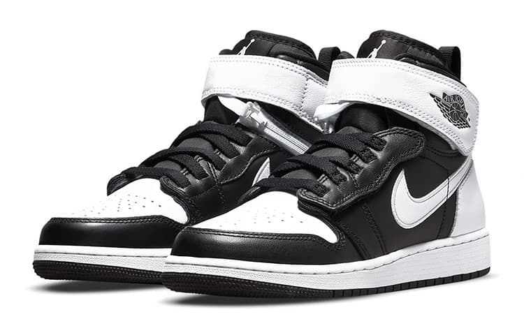 Jordan 1 High FlyEase Black White GS 5