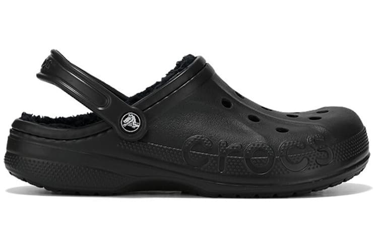 Crocs Baya Lined Clog 'Black' 3