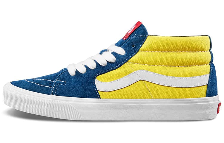 Vans Sk8 Mid 'Sailor Blue/Aspen Gold' 2