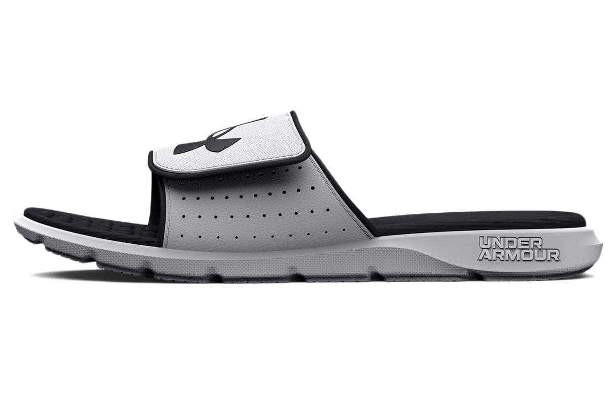 Under Armour Ignite 7 Slides 'White Black' 2