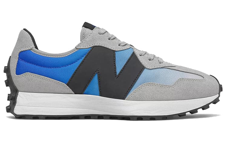 New Balance 327 Light Aluminum Cobalt Blue 5
