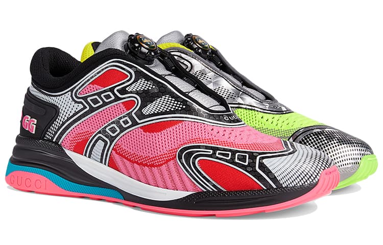 GUCCI Ultrapace R 'Mismatched Neon Pink Yellow' 4