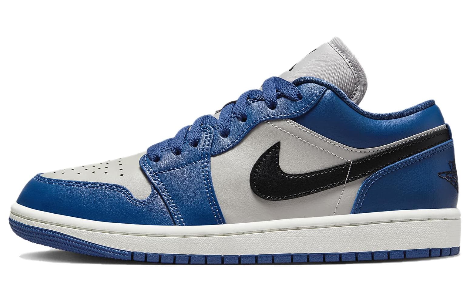 JORDAN 1 Low French Blue College Grey Women's 2