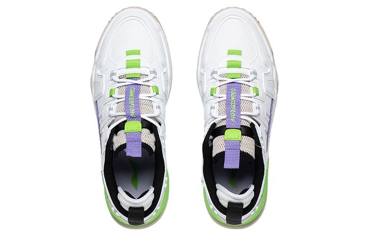 LiNing CF Speedstar 1.5 Low-Top Skateboard Shoes Men's Standard White 2