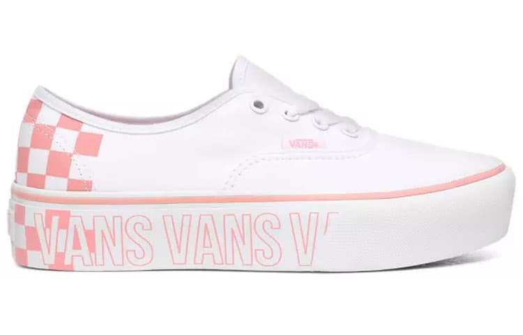 Vans Authentic Platform 2.0 White/Pink Women's 3