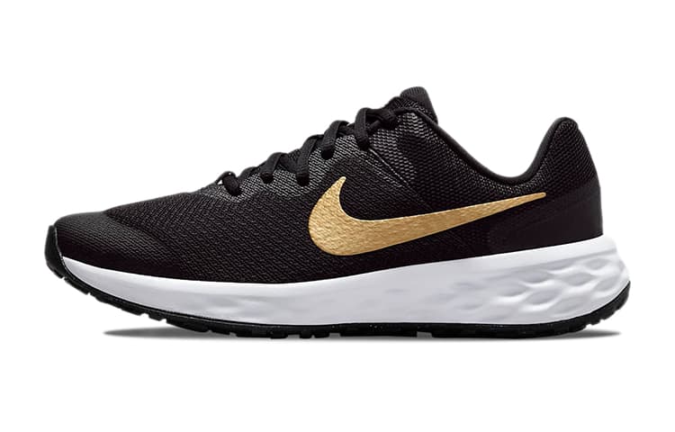 Nike Revolution 6 'Black Metallic Gold' GS