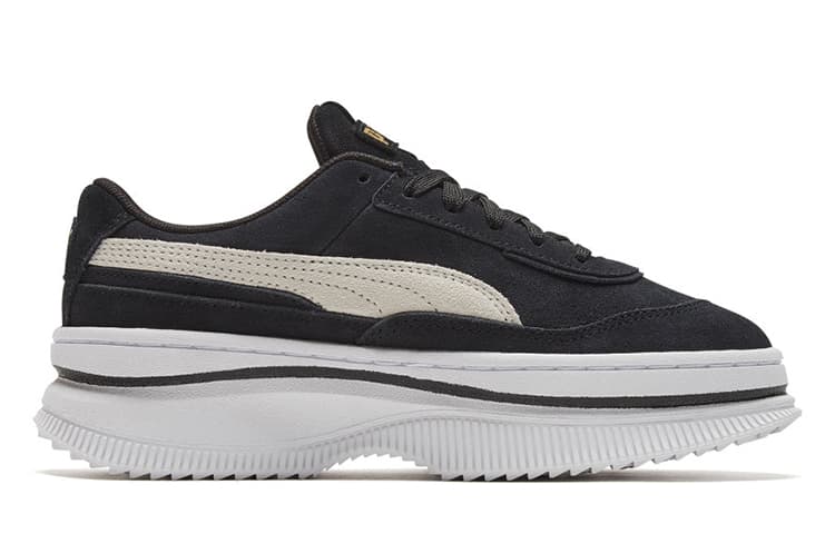 PUMA Deva Suede Black Marshmallow Women's 4