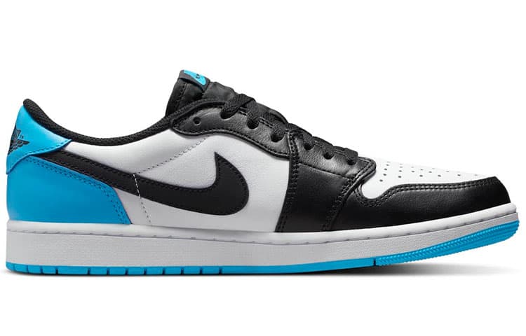 JORDAN 1 Retro Low Og Black Dark Powder Blue 4