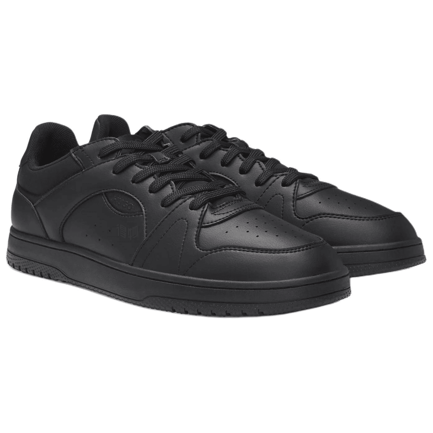 HUGO BOSS Round-Toe Flat Low-Top Skate Shoes Men's Black 5