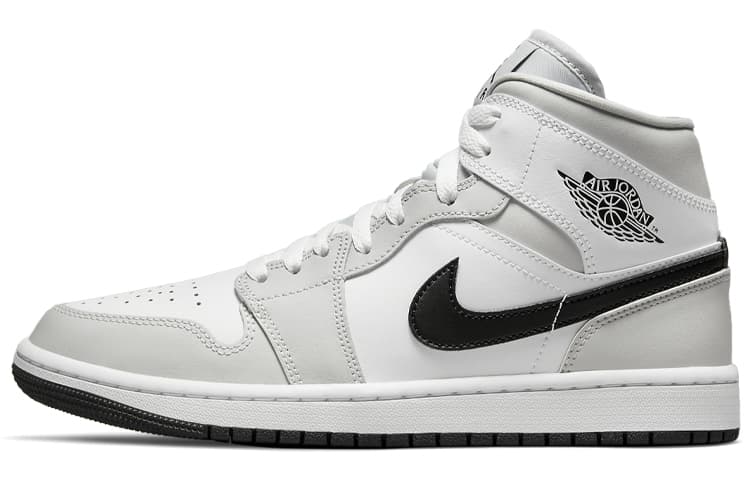 JORDAN 1 Mid Light Smoke Grey Women's 2