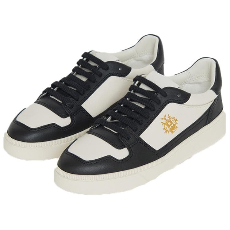 BALLY Low-Top Skateboard Shoes Women's Black White 5