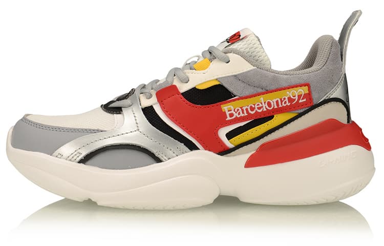 LiNing Zhengrong Cushioning Anti-Slip And Wear-Resistant Low-Top Sports Casual Shoes Women's White Gray 2