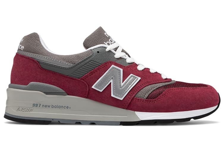 New Balance 997 MiUSA Burgundy Grey 3