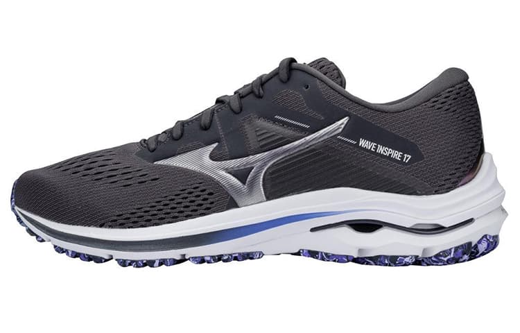Mizuno Wave Inspire 17 Running Shoes 'Black Purple White' 2