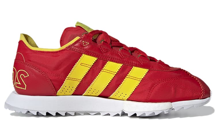 Adidas Originals Originals Sl 7600 Running Shoes Red/Yellow Women's 4
